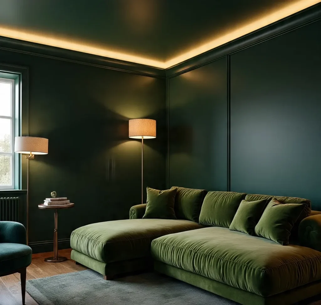 1-Color Drenching and Moody Earth Tones