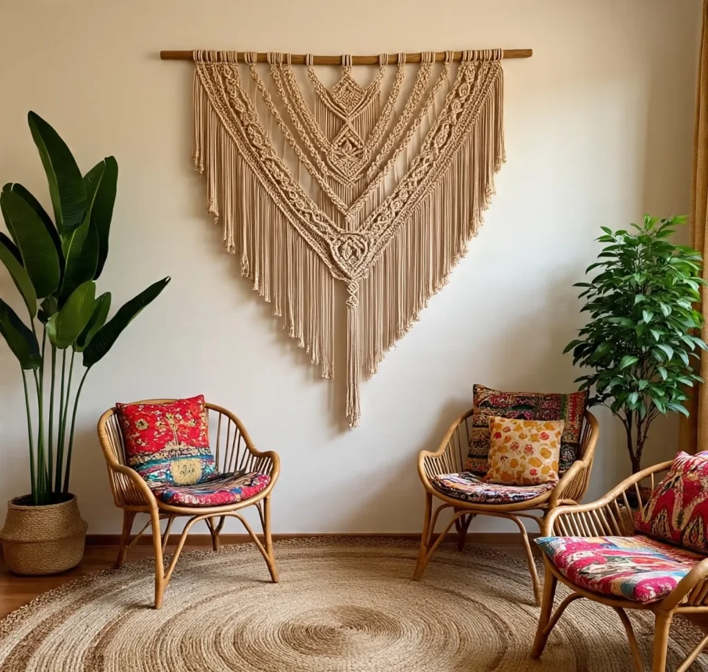 11-Bohemian Living Room Idea