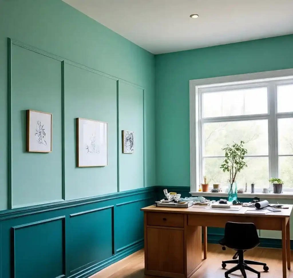 11-DIY Wall Molding Idea