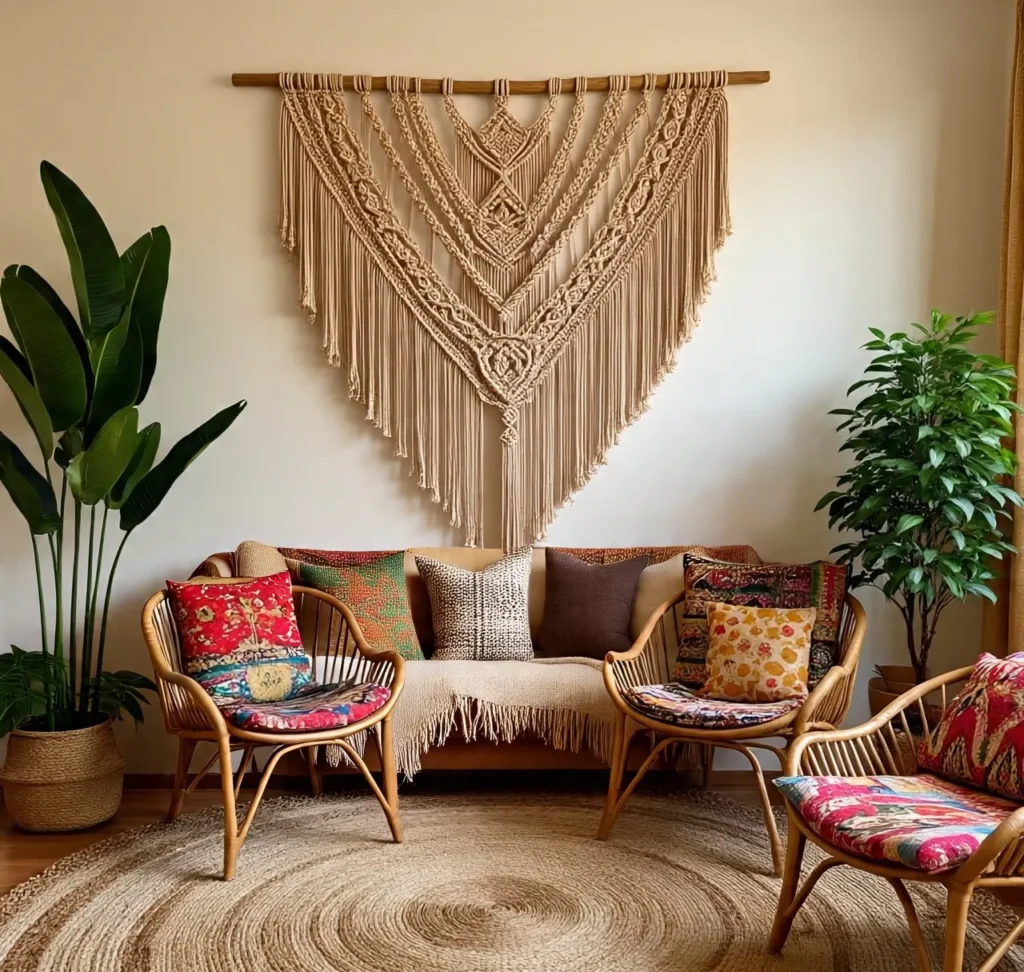 12-Bohemian Living Room Idea