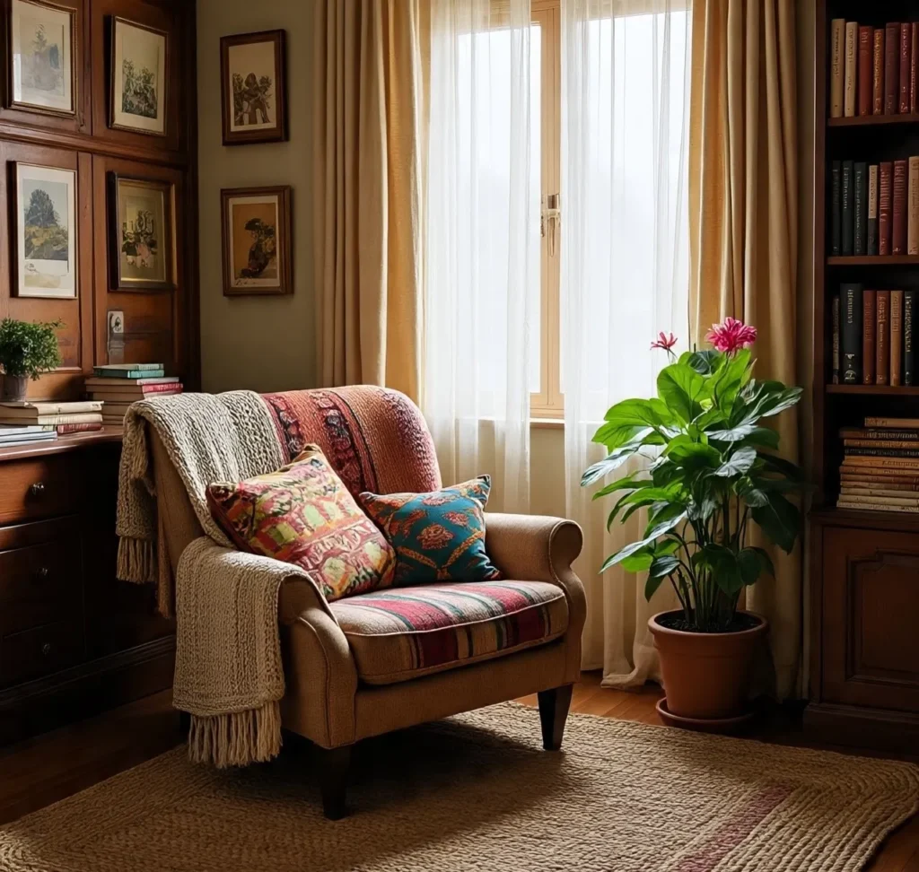 15-Bohemian Living Room Idea