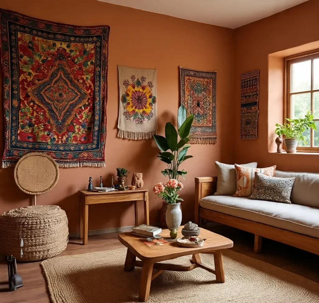 16-Bohemian Living Room Idea