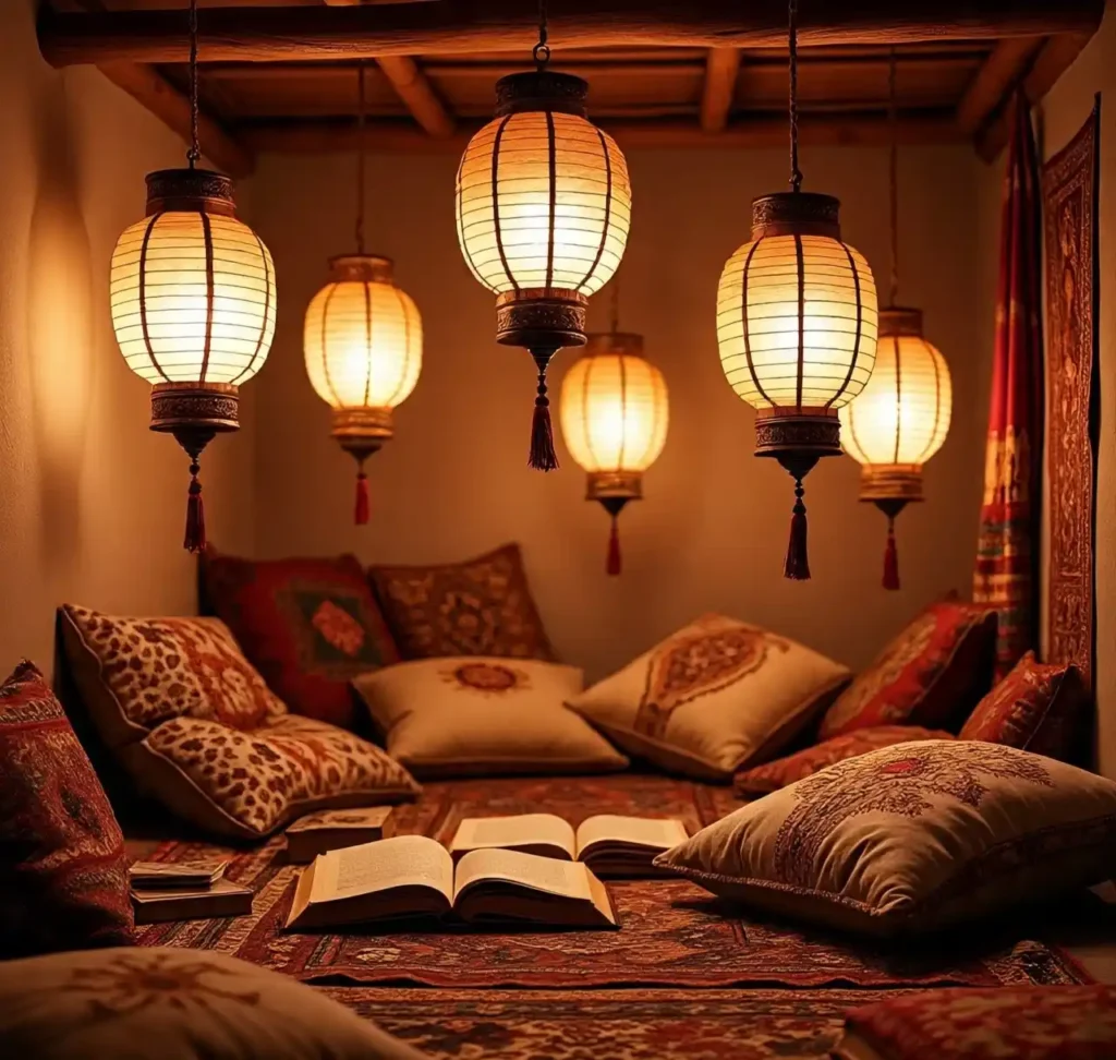 16-Boho Reading Nook Idea