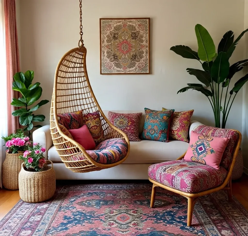 17-Bohemian Living Room Idea