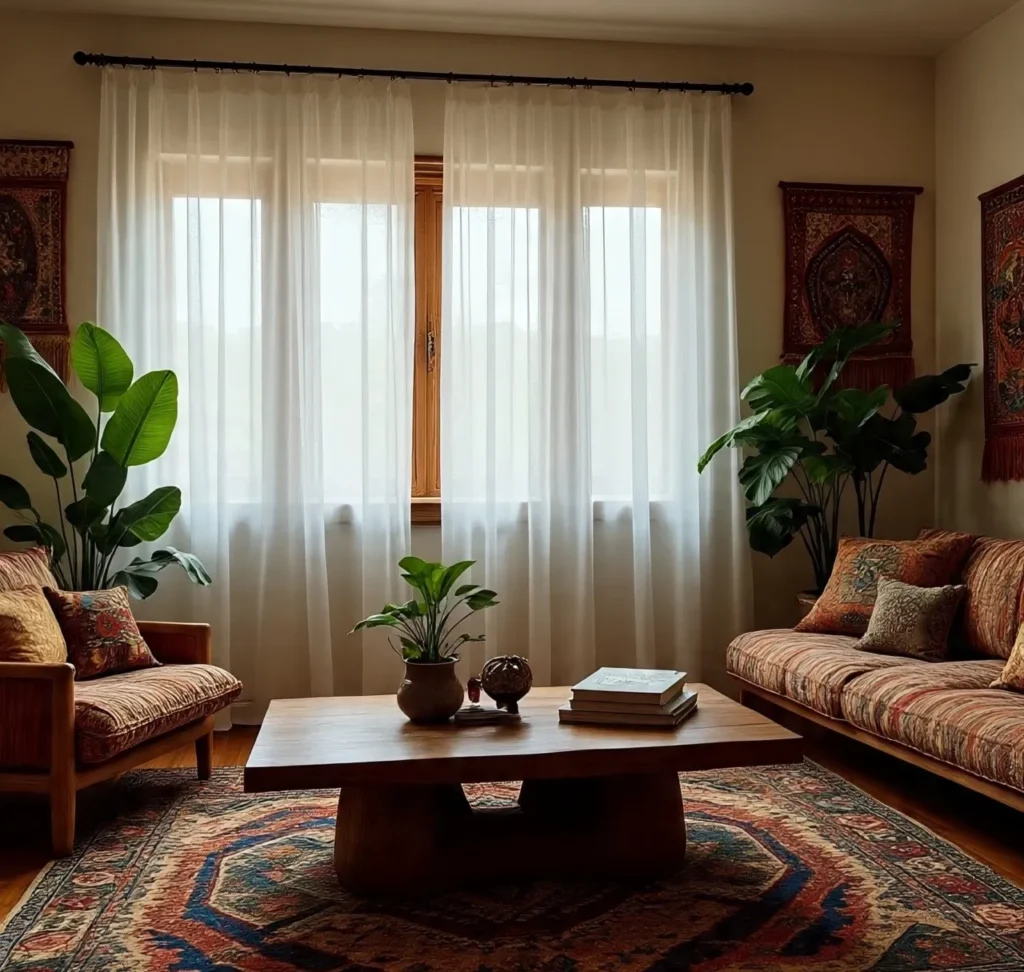 19-Bohemian Living Room Idea