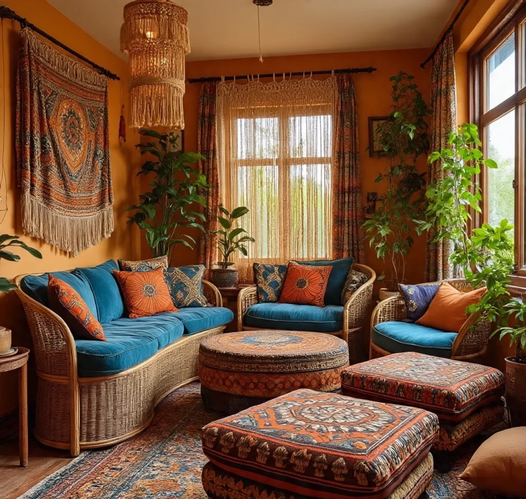 2-Bohemian Living Room Ideas