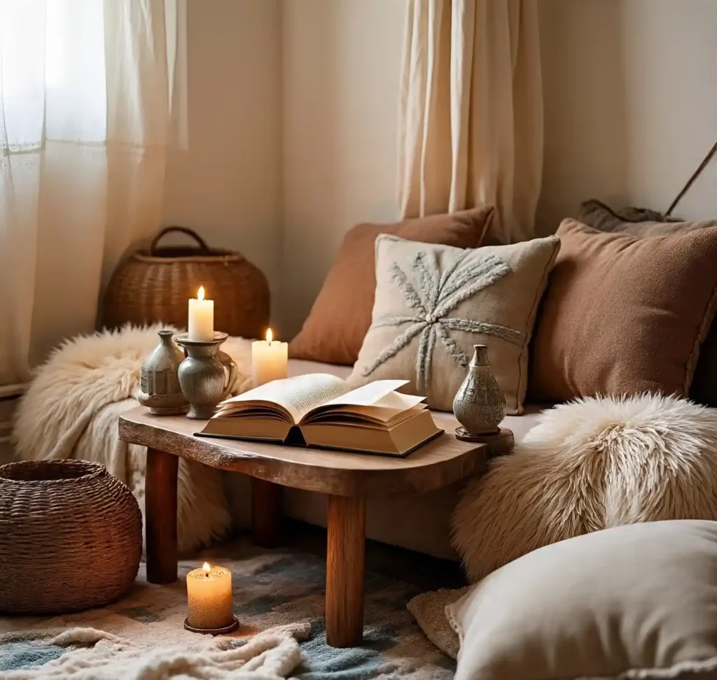 20-Boho Reading Nook Idea