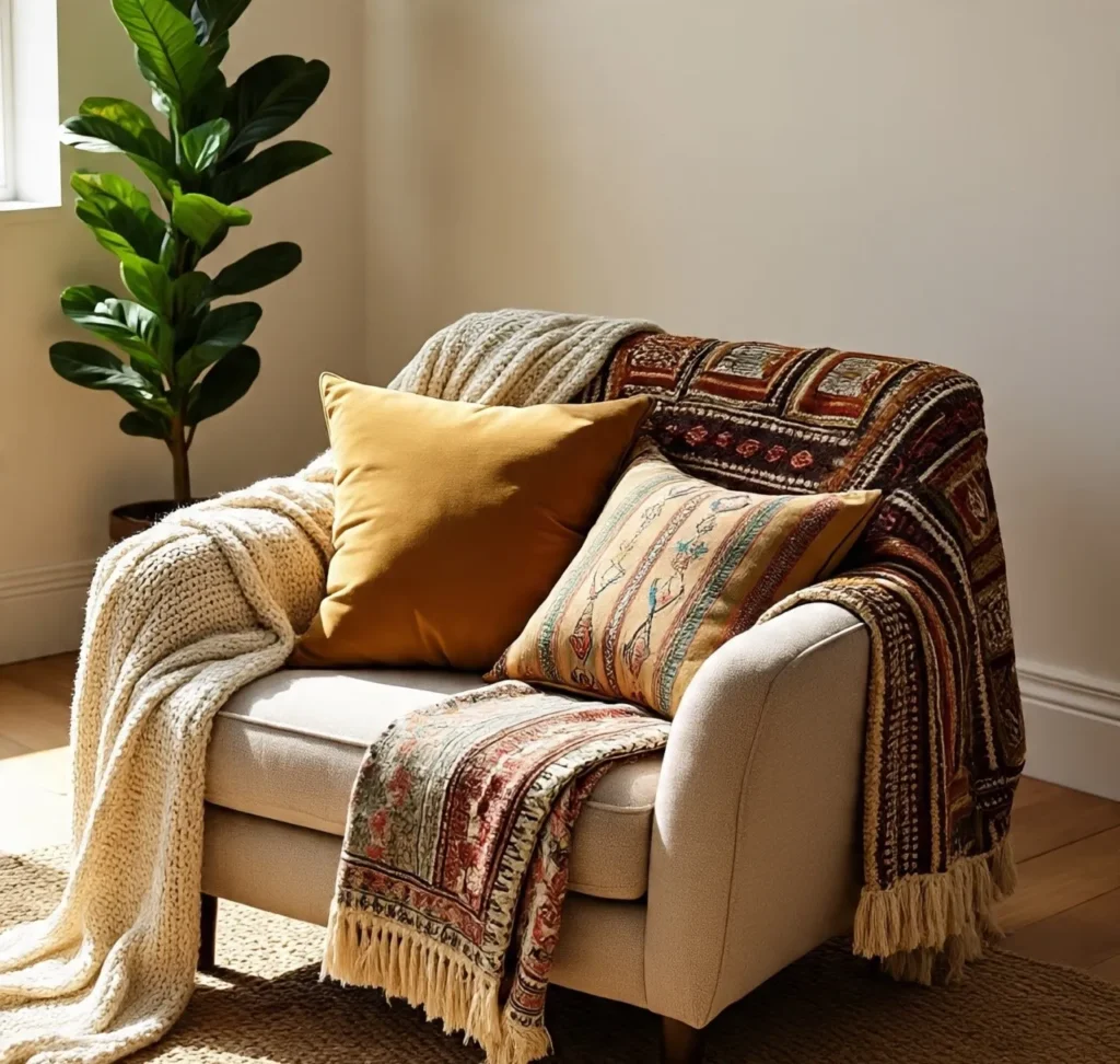 21-Bohemian Living Room Idea