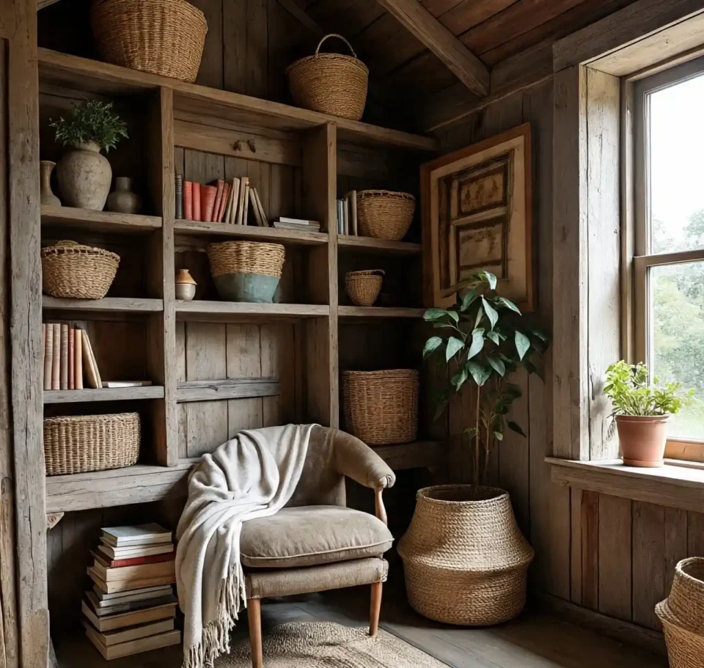 27-Boho Reading Nook Idea