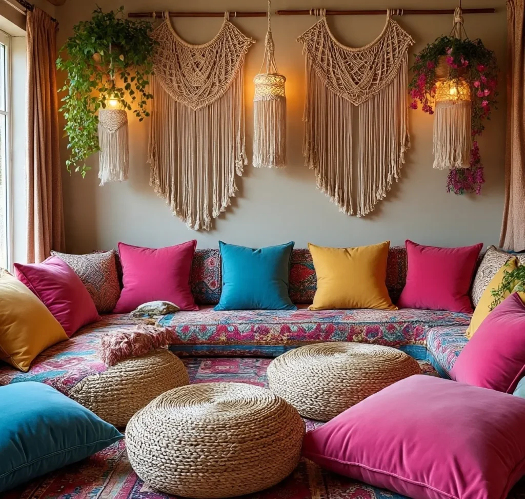 3-Bohemian Living Room Idea