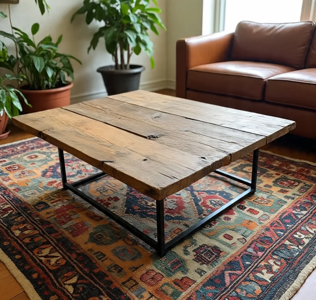 3-Boho-Chic Coffee Table Idea