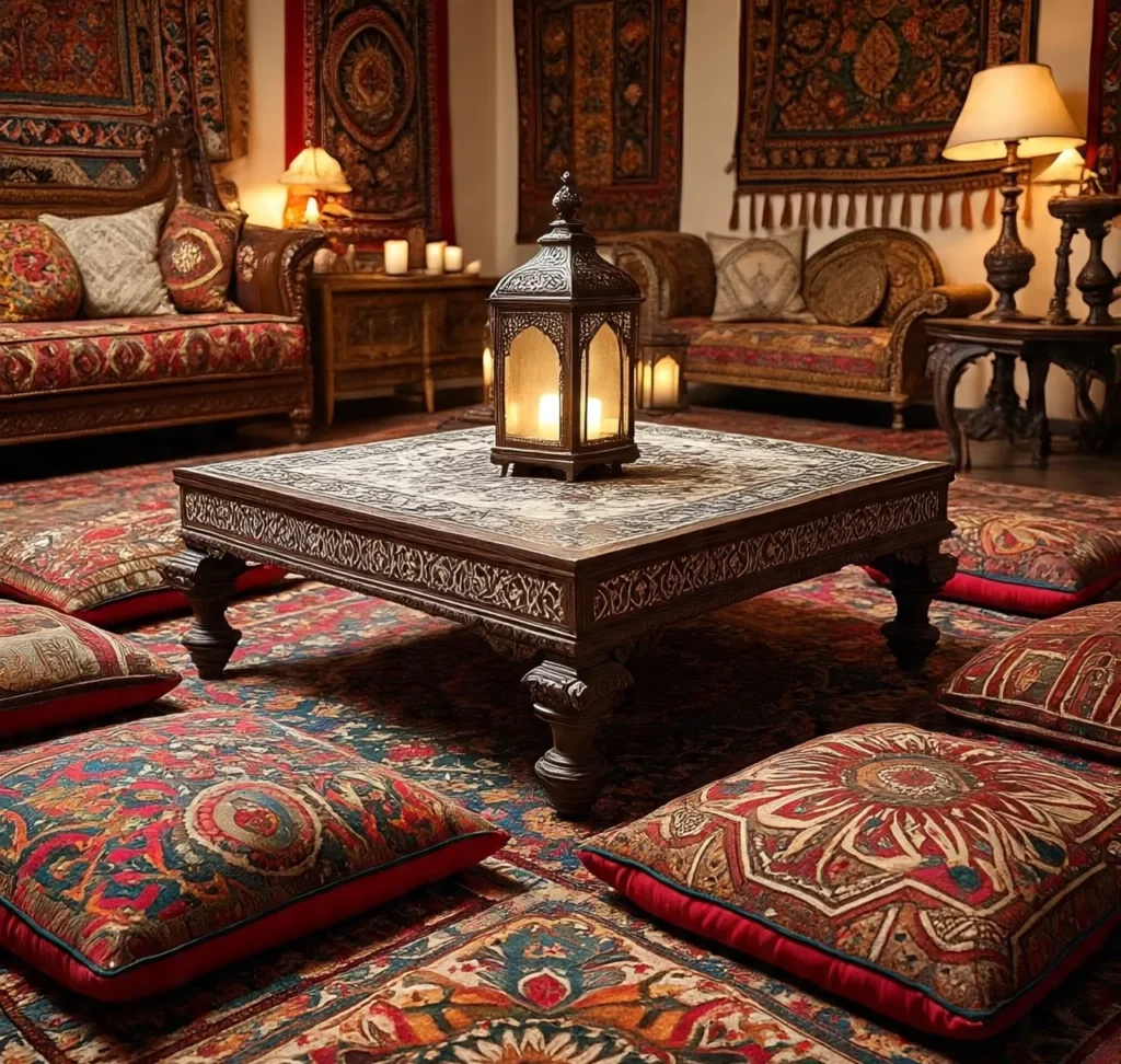 4-Boho-Chic Coffee Table Idea