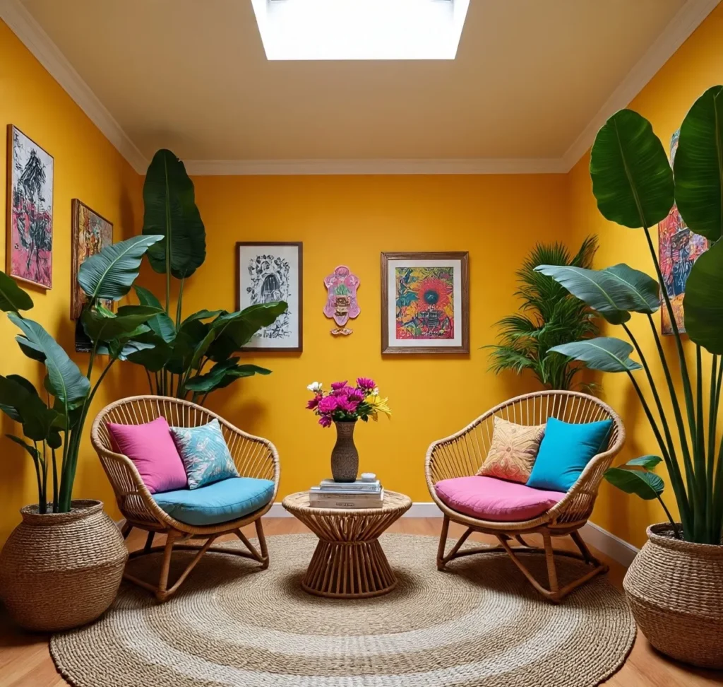 6-Bohemian Living Room Idea