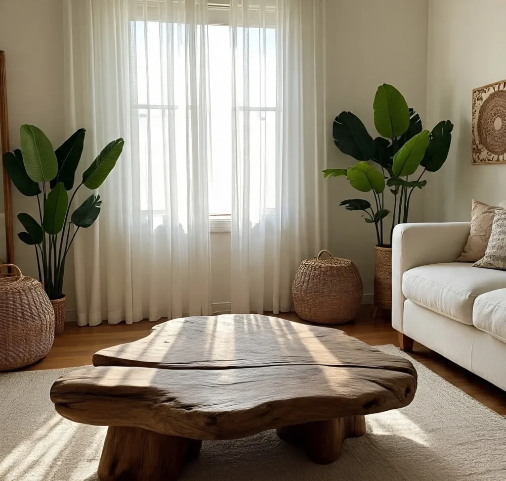 6-Boho-Chic Coffee Table Idea