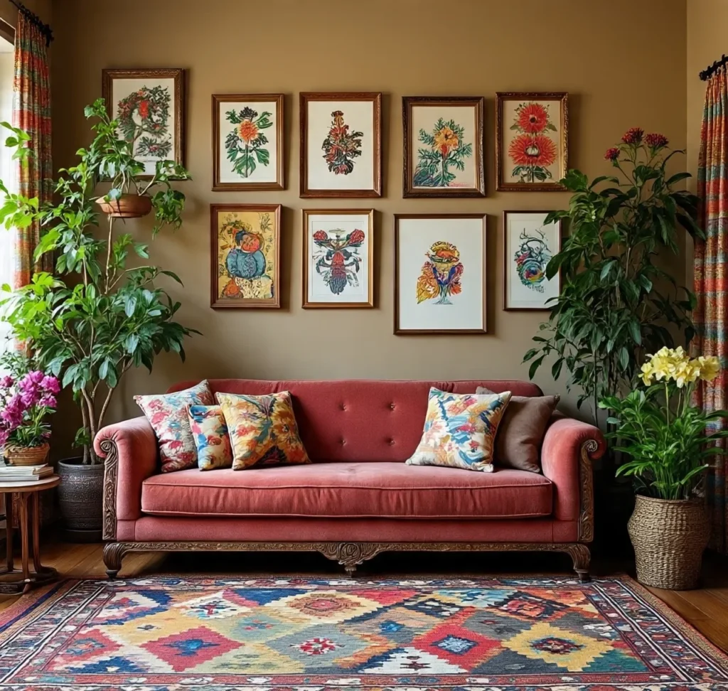 7-Bohemian Living Room Idea