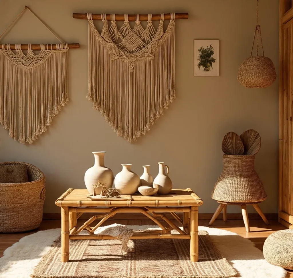 7-Boho-Chic Coffee Table Idea