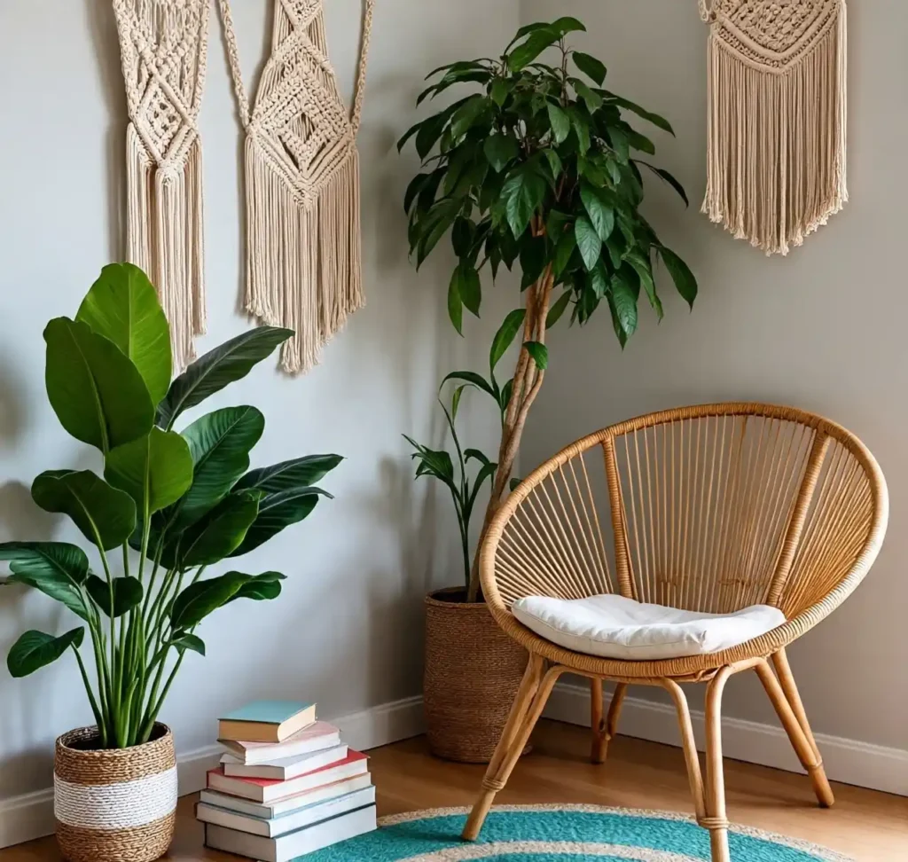 7-Boho Reading Nook Idea