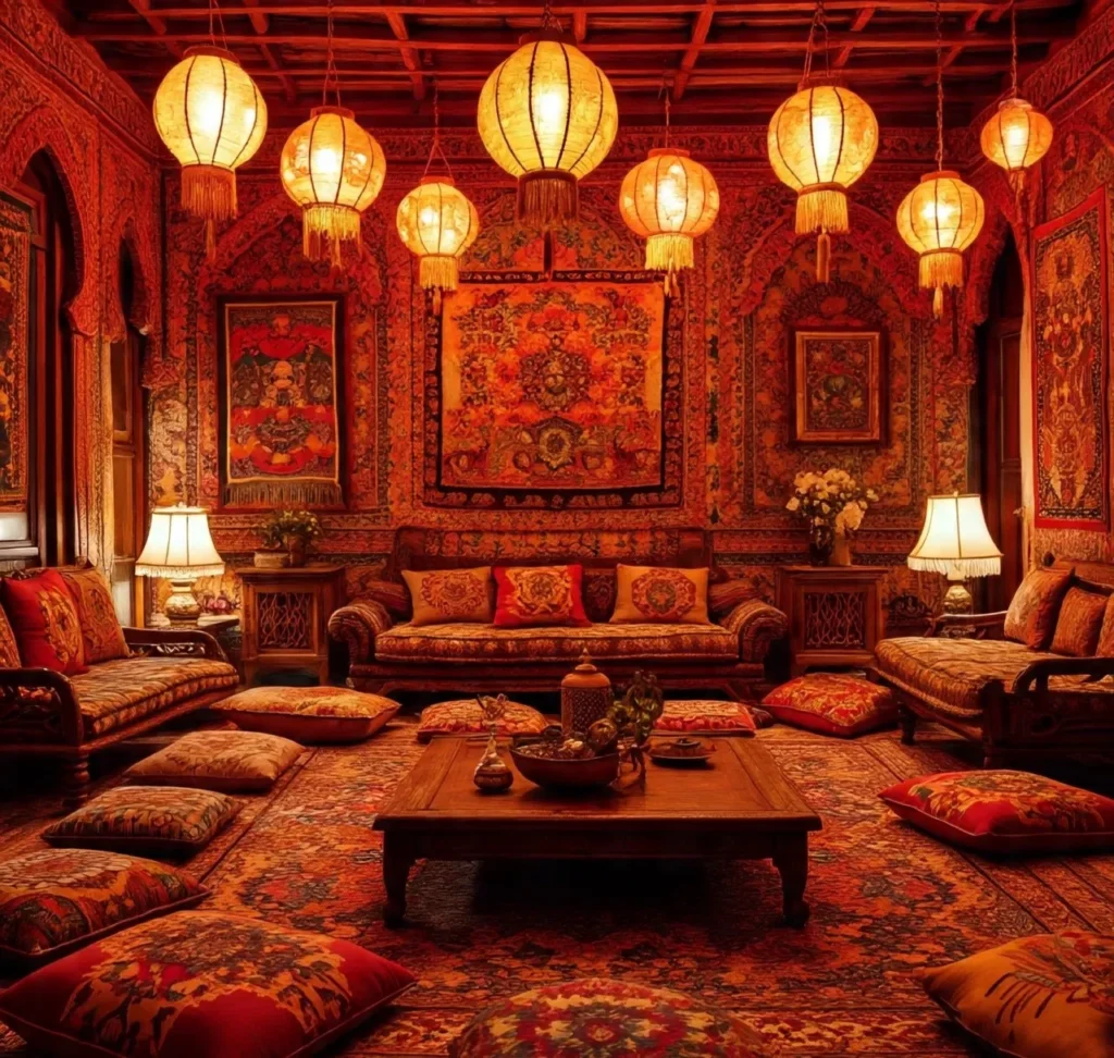 8-Bohemian Living Room Idea