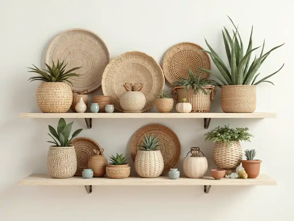 10-Boho Mid-Century Modern Living Room Idea