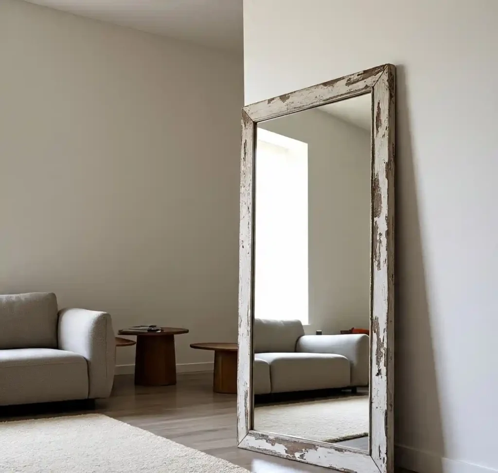 17-Distressed Mirror Idea