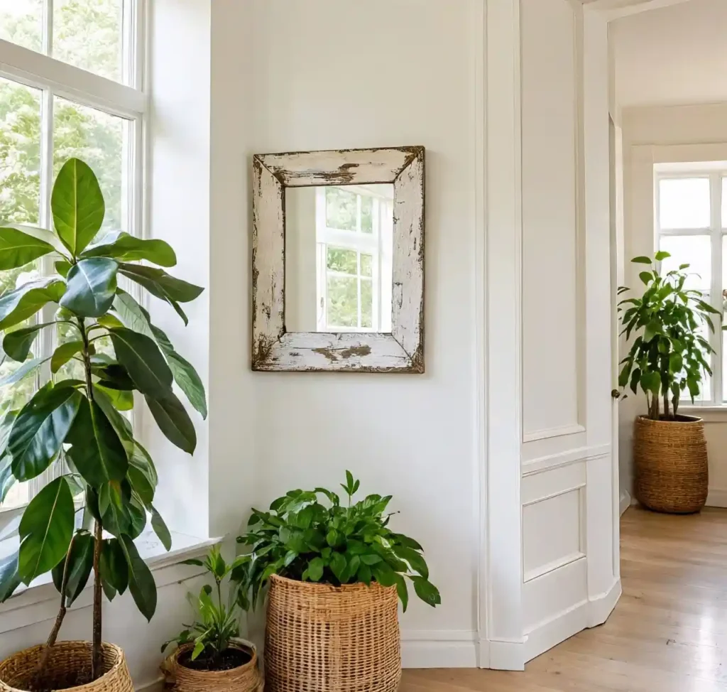 18-Distressed Mirror Idea