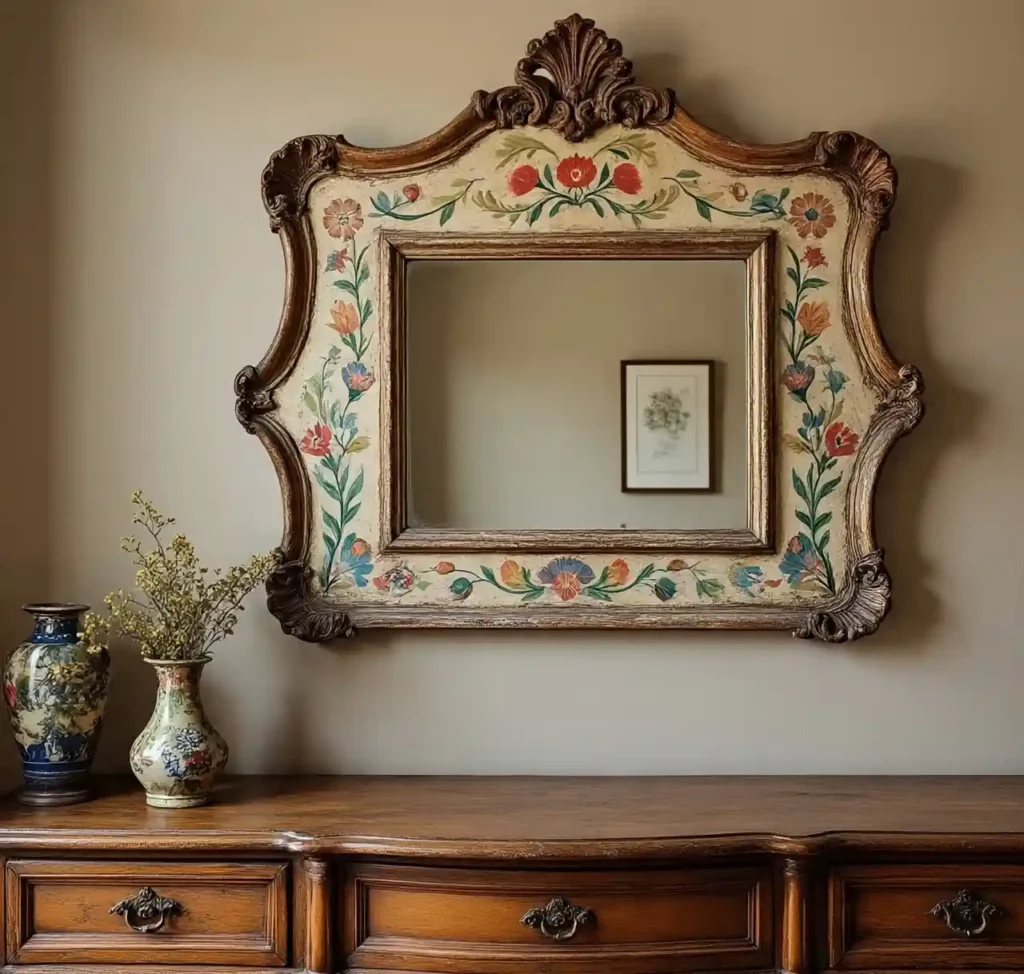 19-Distressed Mirror Idea