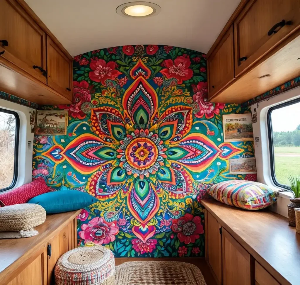 20-Bohemian Camper Van Interior Ideas