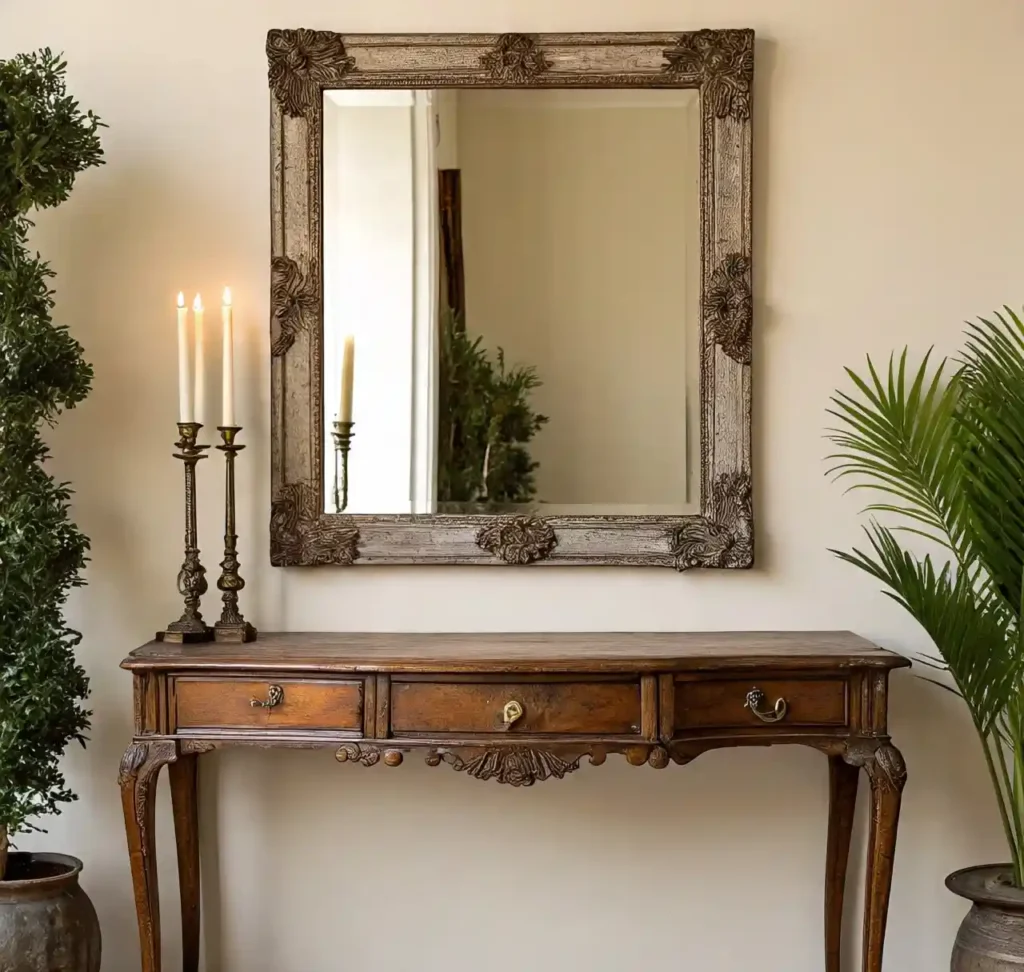 20-Distressed Mirror Idea