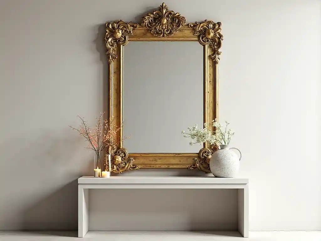 23-Distressed Mirror Idea
