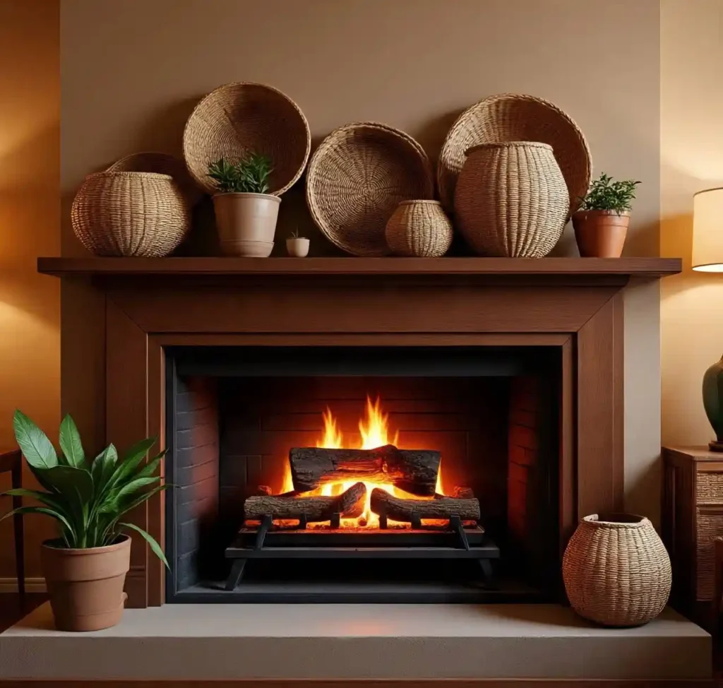 27-Boho Mid-Century Modern Living Room Idea