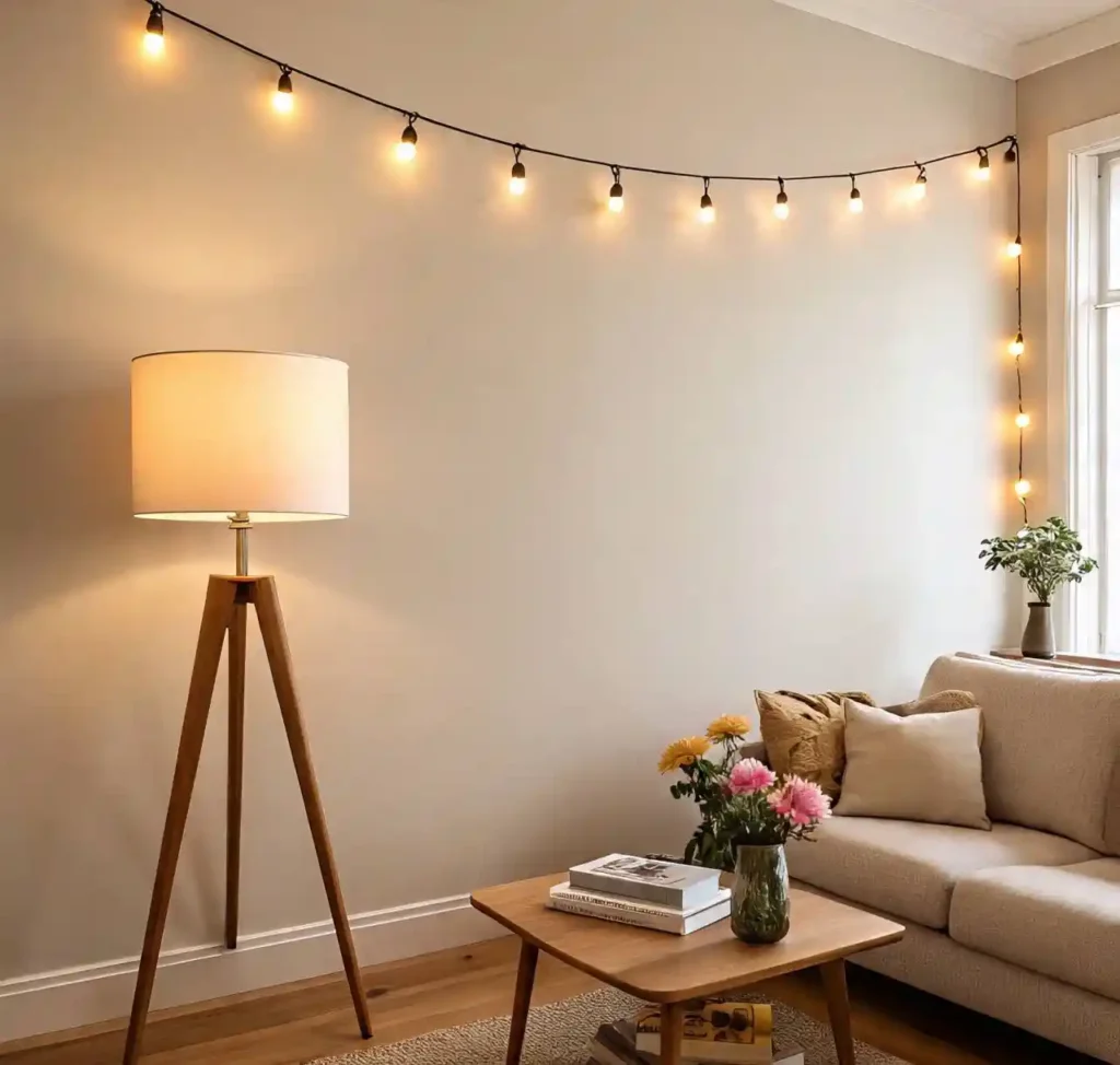 4-Boho Mid-Century Modern Living Room Idea