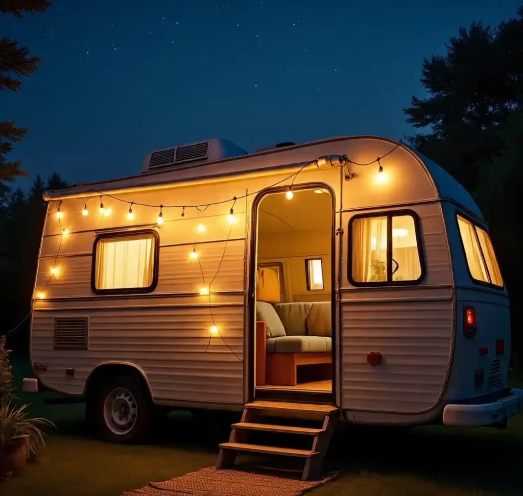 5-Bohemian Camper Van Interior Idea