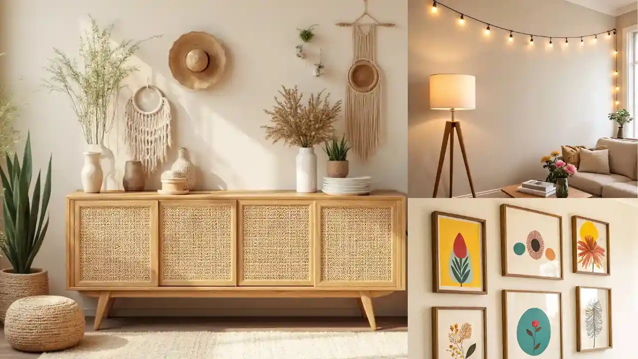 Gorgeous Boho Mid-Century Modern Living Room Ideas for Chic & Timeless Style