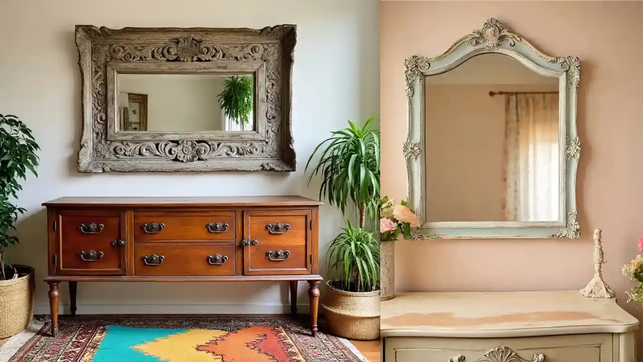 Gorgeous Distressed Mirror Ideas for a Timeless Vintage Look