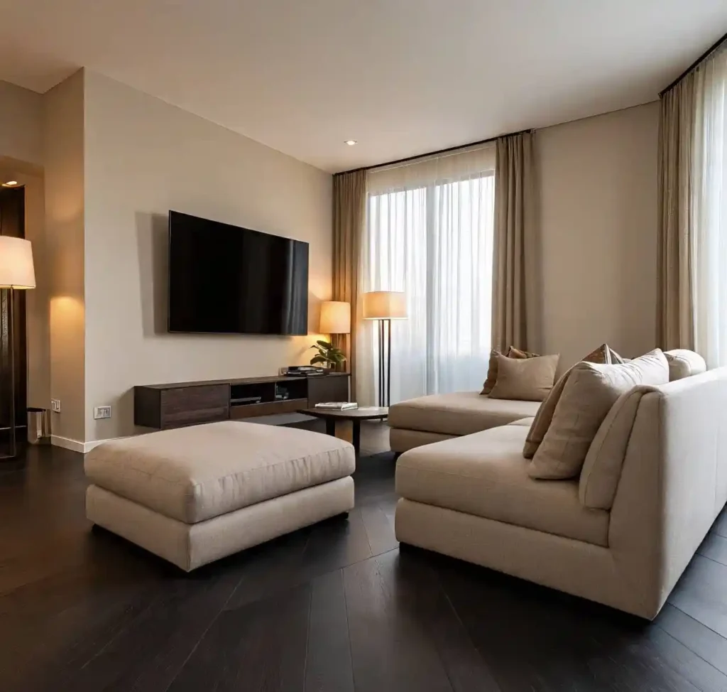 1-Black Hardwood Floor Ideas