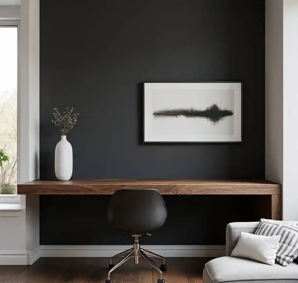 1-Black Iron Ore Office Decor Ideas