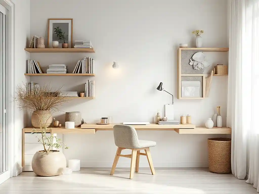 10-Scandinavian Home Office Design Idea