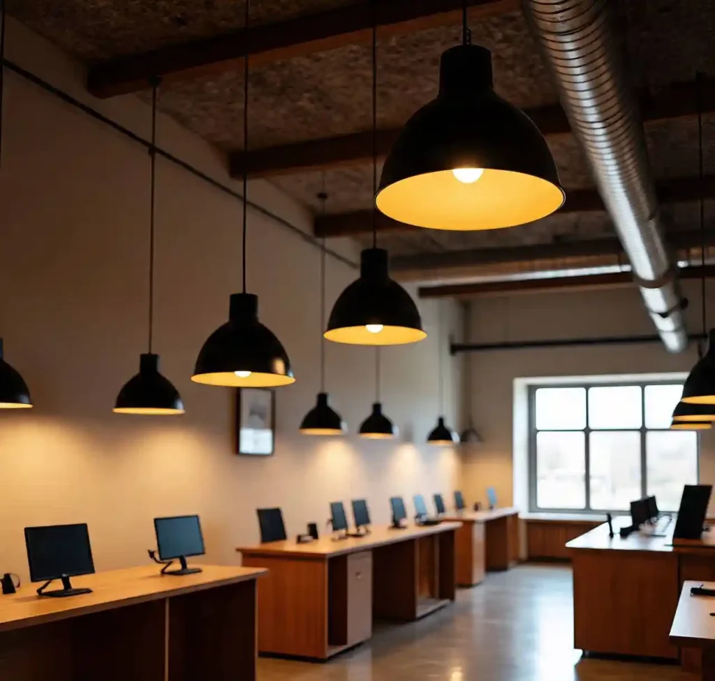 11-Black Iron Ore Office Decor Idea
