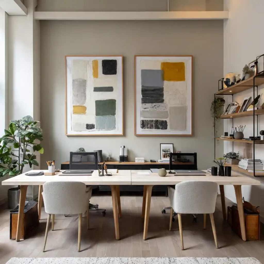 11-Shared Home Office Idea