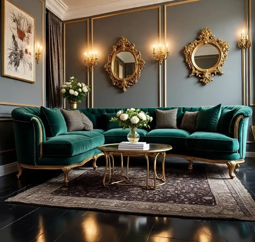 12-Black Hardwood Floor Idea