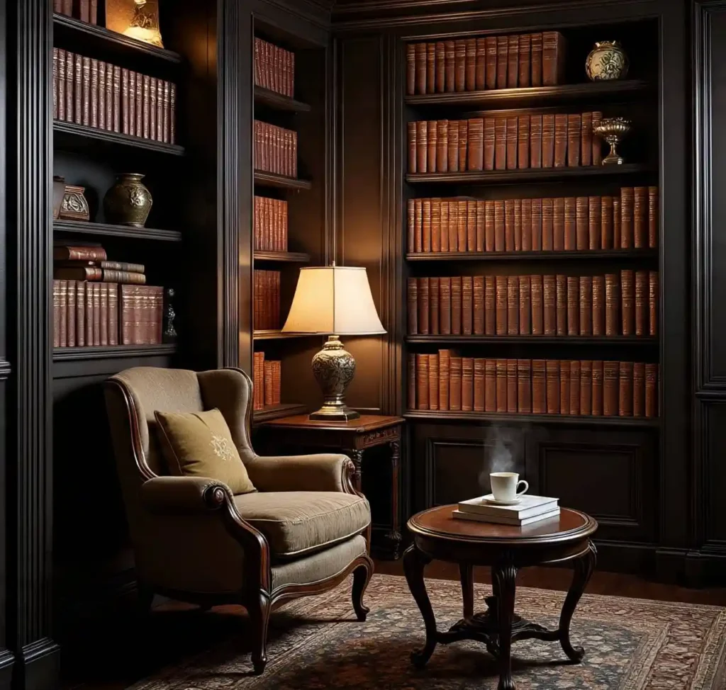 12-Black Iron Ore Office Decor Idea