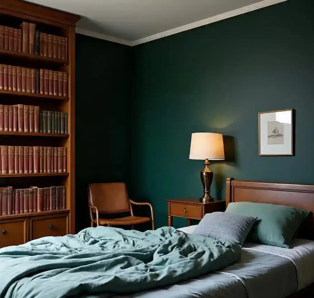 12-Dark Academia Aesthetic Bedroom