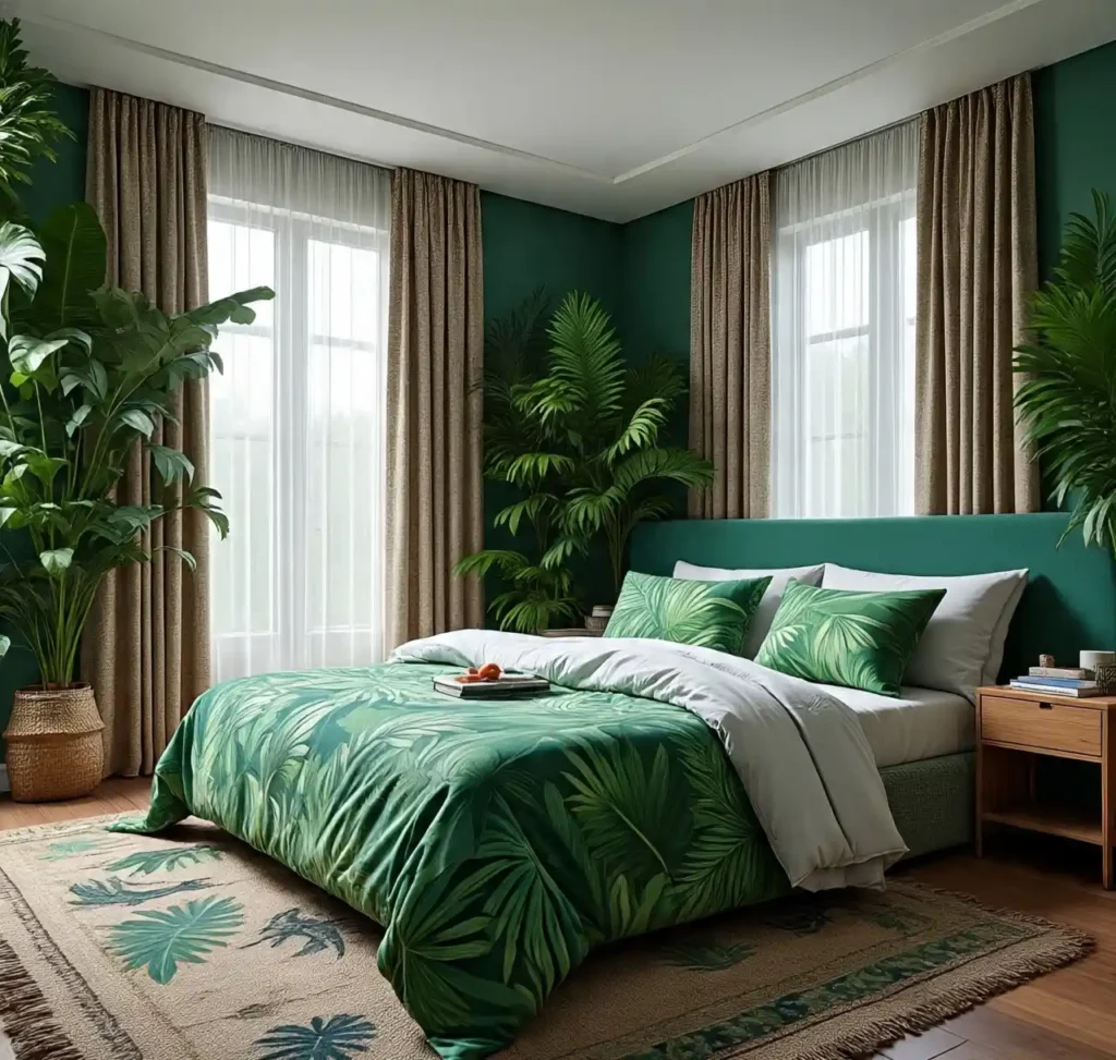 13-Rainforest Bedroom Retreat Idea