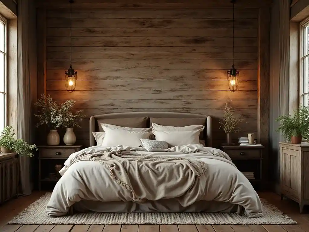 13-Shiplap Accent Wall Idea