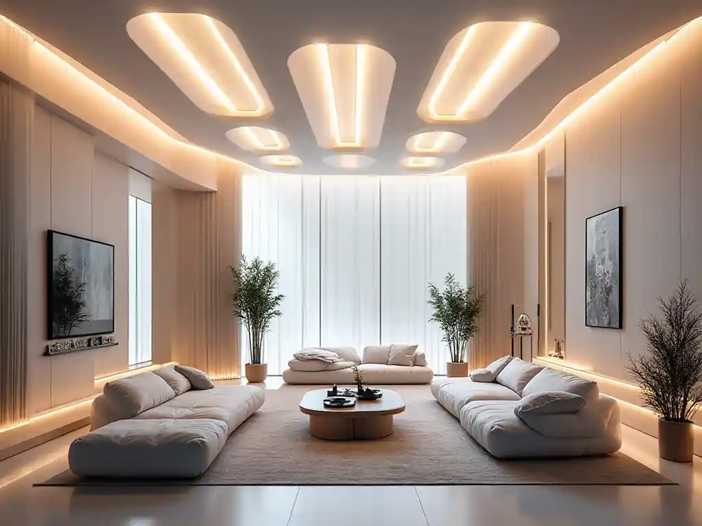 14-Modern Ceiling Light Idea