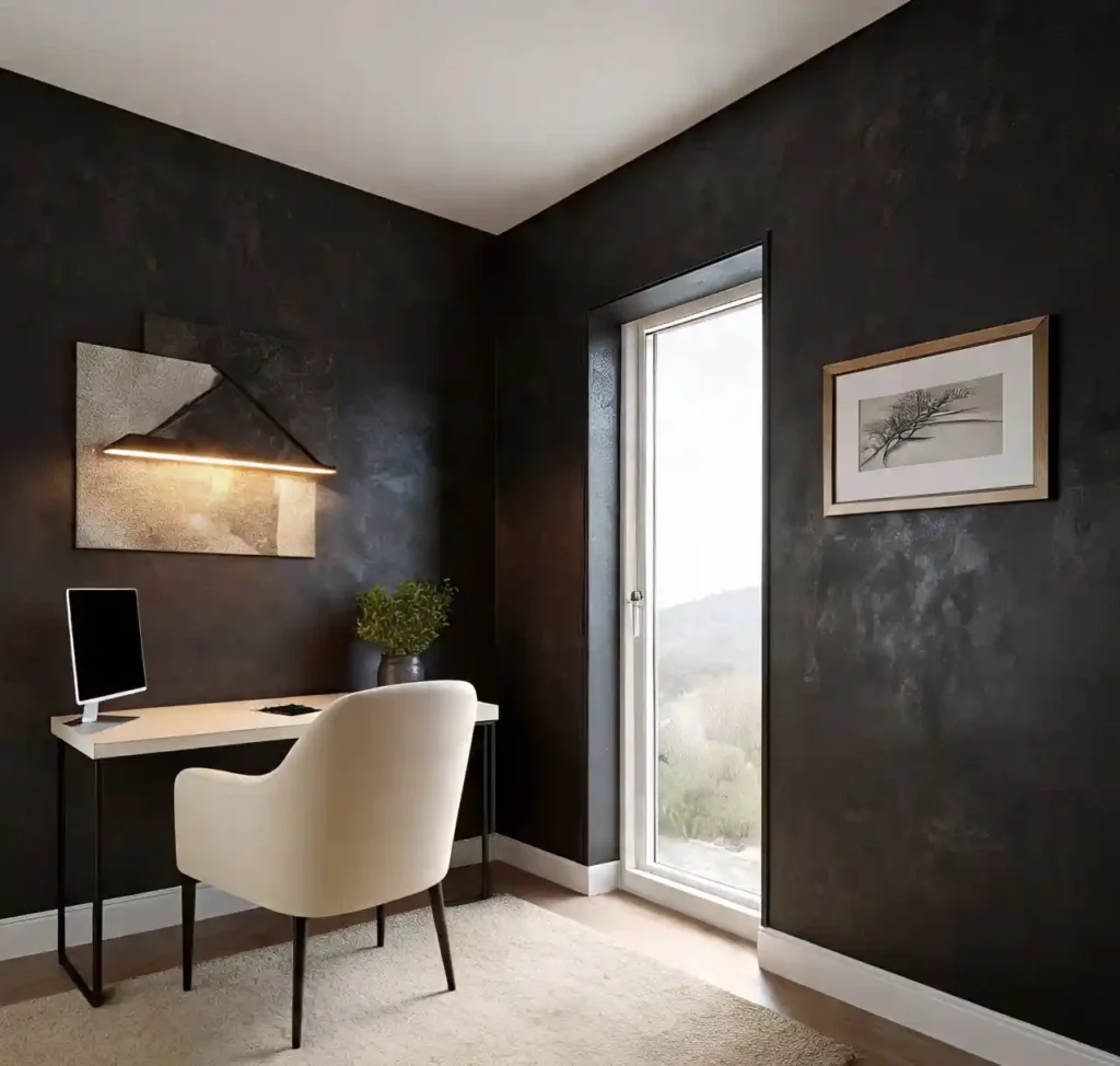 16-Black Iron Ore Office Decor Ideas