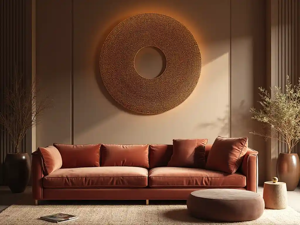 16-Round Wall Decor Idea