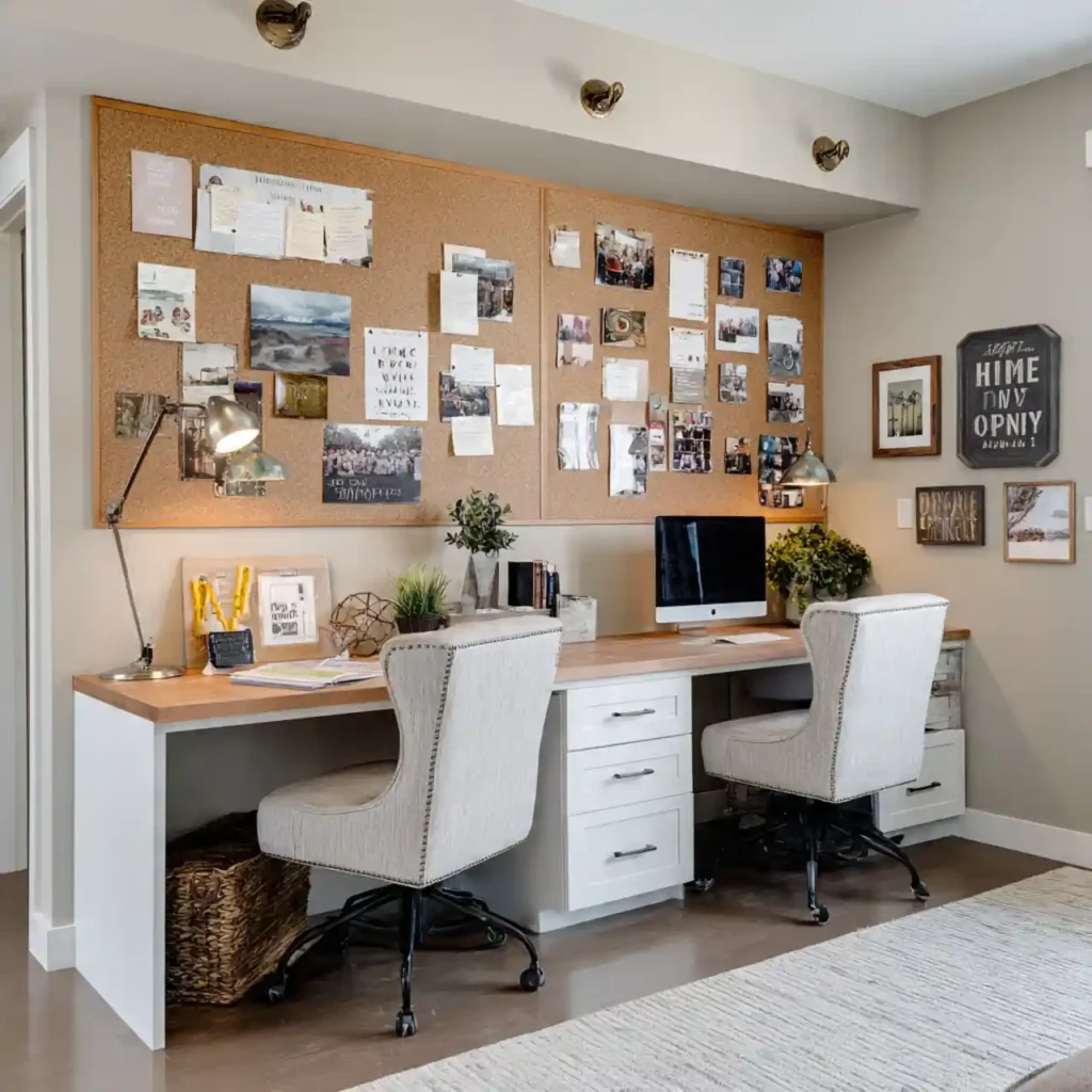 16-Shared Home Office Idea