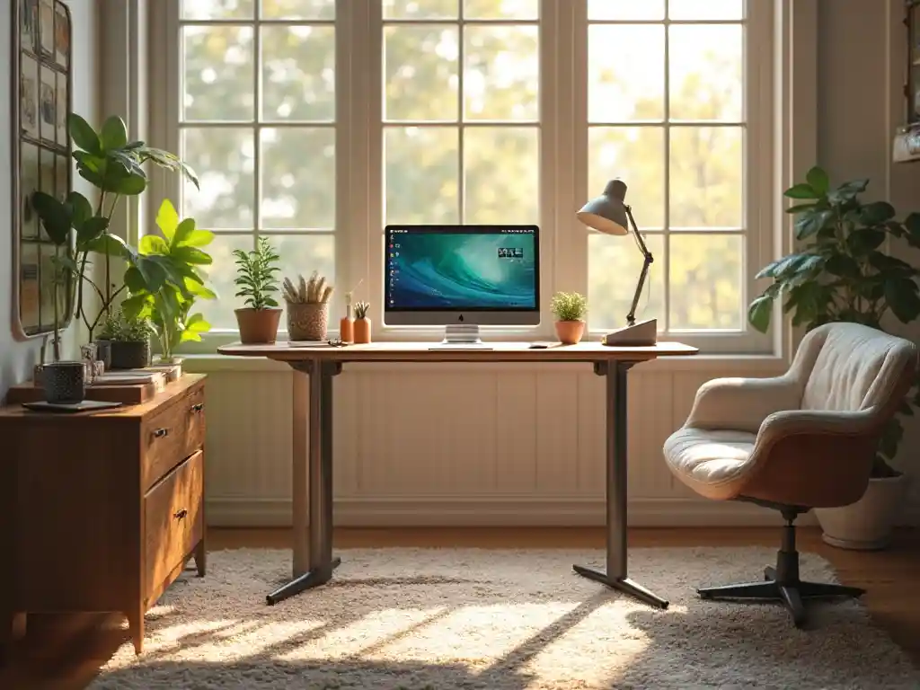 16-Small Home Office Decor Idea