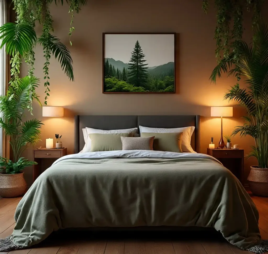 17-Rainforest Bedroom Retreat Idea